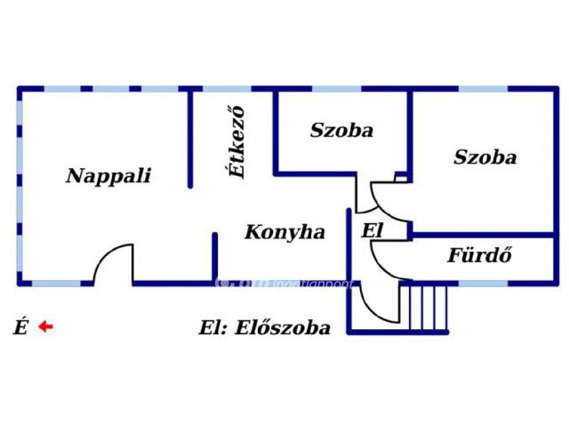 Eladó családi ház, Hangácson 6 M Ft, 1+2 szobás