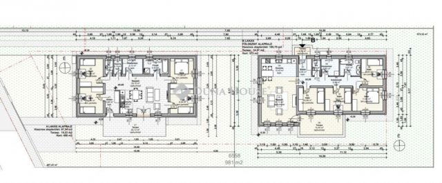 Eladó ikerház, Kiskunlacházán 79.5 M Ft, 5 szobás