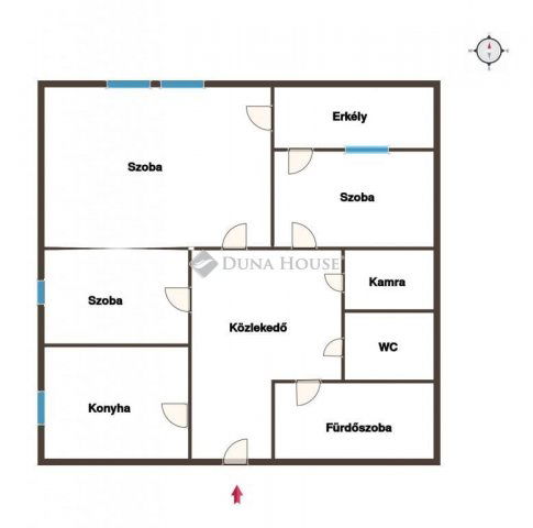 Eladó téglalakás, Kiskunfélegyházán, Platán utcában 37.5 M Ft