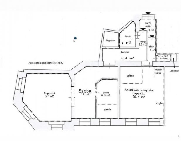 Eladó téglalakás, Budapesten, VIII. kerületben 100 M Ft
