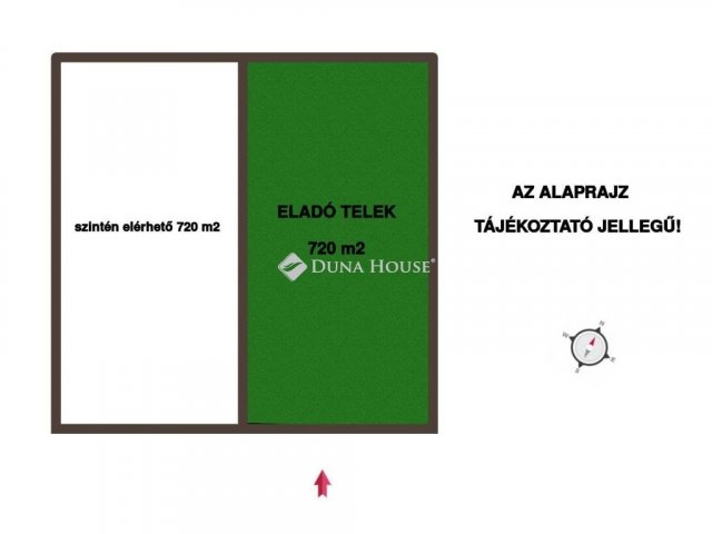 Eladó telek, Dabason 8.49 M Ft / költözzbe.hu