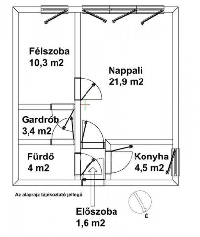 Eladó panellakás, Budapesten, XIV. kerületben 63.9 M Ft, 2 szobás