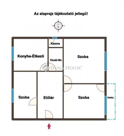 Eladó téglalakás, Nagykanizsán 33 M Ft, 3 szobás