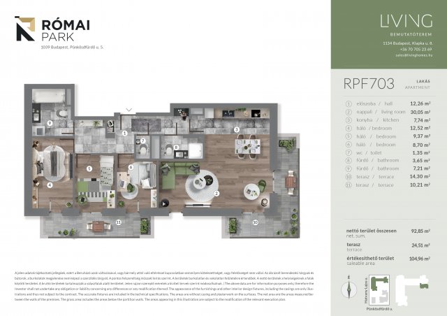 Eladó téglalakás, III. kerületben, Pünkösdfürdő utcában