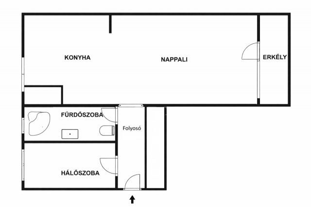 Eladó téglalakás, Zalaegerszegen 49 M Ft, 2 szobás