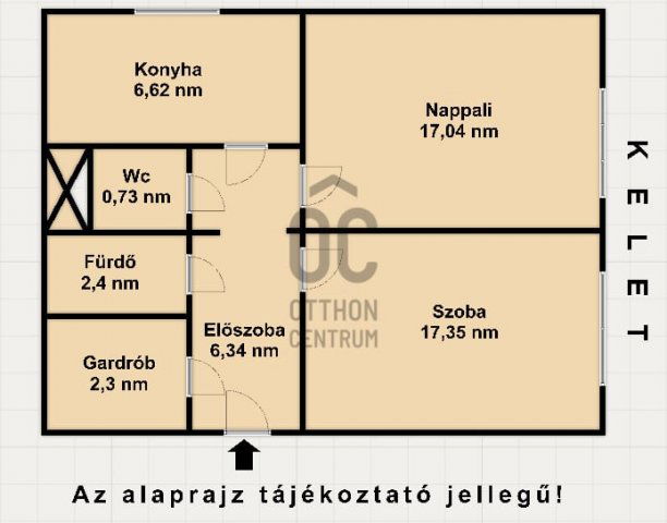 Eladó panellakás, Budapesten, III. kerületben 73.9 M Ft, 2 szobás