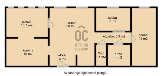 Eladó téglalakás, Nagykanizsán 58.5 M Ft, 3 szobás