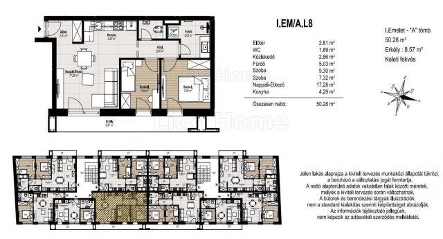 Eladó téglalakás, Mosonmagyaróváron 56.8 M Ft, 3 szobás