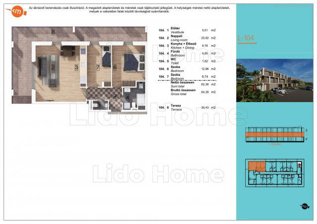 Eladó téglalakás, Balatonlelleén 99.99 M Ft, 8 szobás