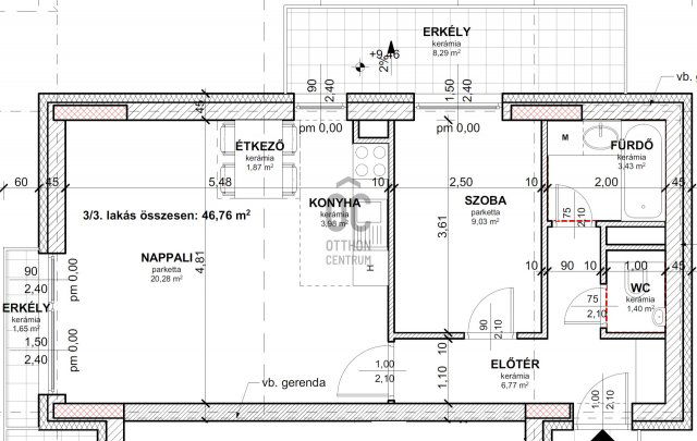 Eladó téglalakás, Budapesten, XIII. kerületben 84.884 M Ft