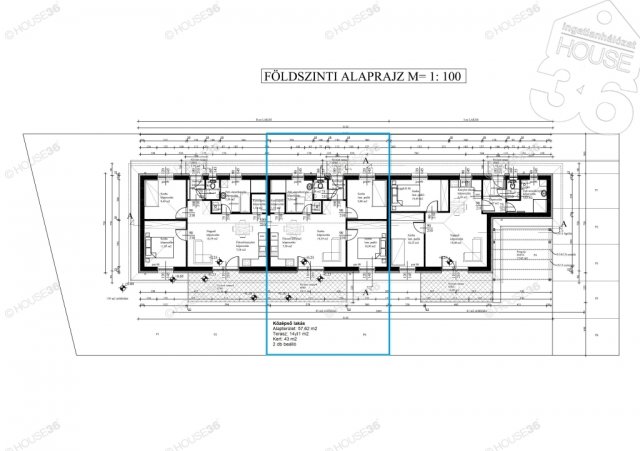 Eladó sorház, Kecskeméten 62.9 M Ft, 3 szobás