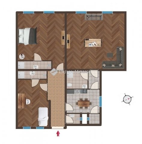 Eladó téglalakás, Budapesten, V. kerületben 224 M Ft, 3 szobás