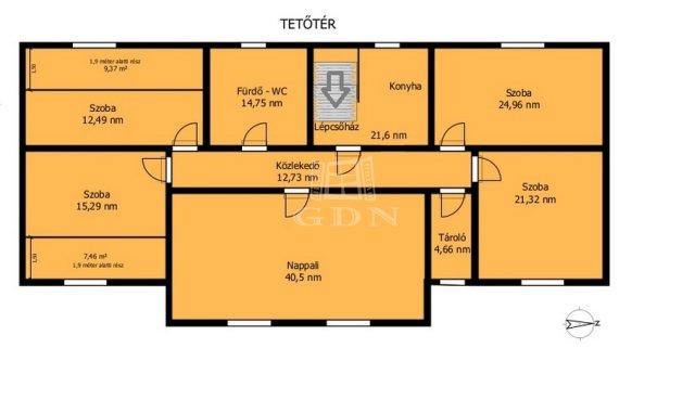 Eladó családi ház, Miskolcon 109.9 M Ft, 8 szobás