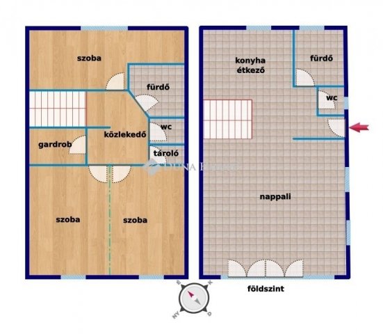 Eladó családi ház, Mohácson 74.9 M Ft, 3 szobás