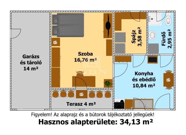 Eladó családi ház, Hajdúdorogon 24.99 M Ft, 1 szobás