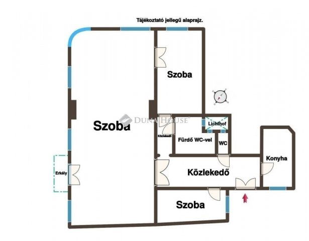 Eladó téglalakás, Budapesten, VII. kerületben 135 M Ft, 3 szobás