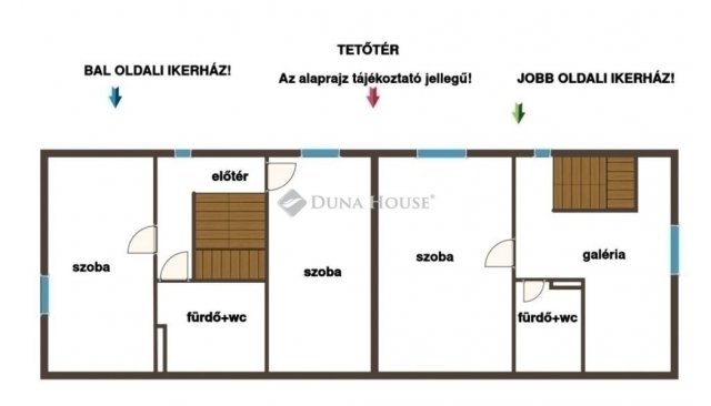 Eladó ikerház, Budapesten, XVIII. kerületben 139.5 M Ft, 6 szobás