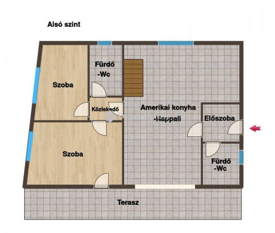 Eladó téglalakás, Pécsett 112.9 M Ft, 4 szobás