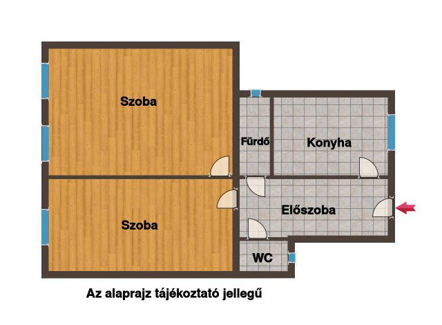 Eladó téglalakás, Budapesten, XIII. kerületben 64.9 M Ft