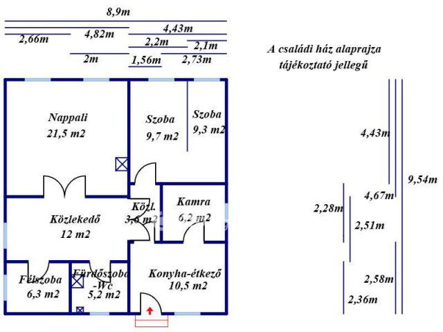 Eladó családi ház, Kiskunfélegyházán 32.9 M Ft, 3+1 szobás