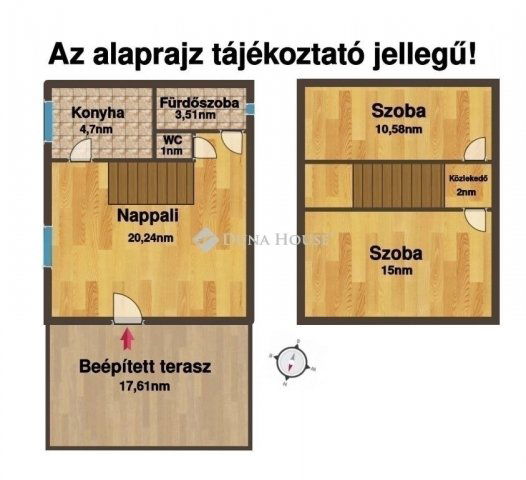 Eladó családi ház, Monorierdőn 37.8 M Ft, 3 szobás