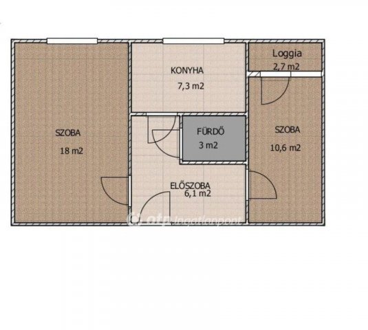 Eladó panellakás, Szentesen 36 M Ft, 1+1 szobás