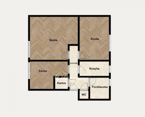 Eladó téglalakás, Debrecenben 55.9 M Ft, 2+1 szobás