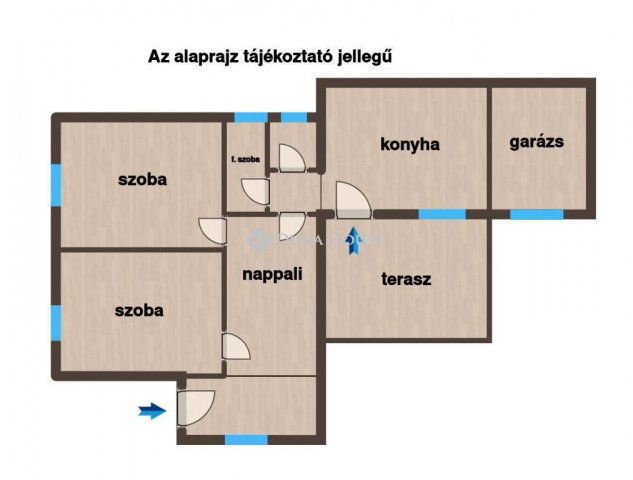 Eladó családi ház, Pannonhalmán 52.9 M Ft, 3 szobás