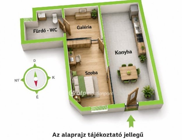 Eladó téglalakás, Budapesten, VIII. kerületben 40.9 M Ft