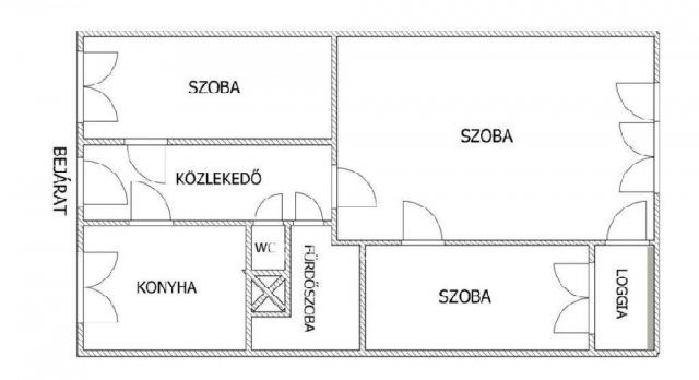 Eladó téglalakás, Egerben 62 M Ft, 3 szobás