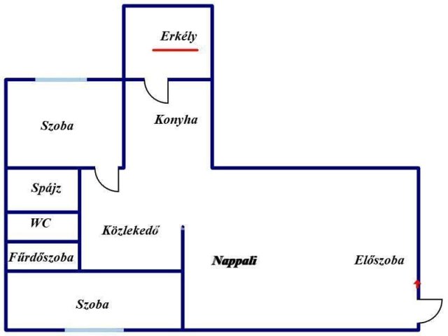 Eladó téglalakás, Nyíregyházán 59 M Ft, 3 szobás