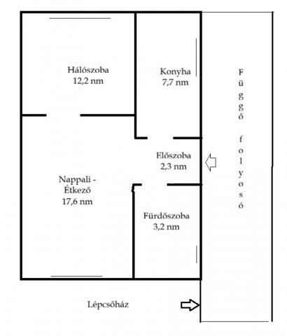 Eladó téglalakás, Budapesten, IV. kerületben 66 M Ft, 2 szobás