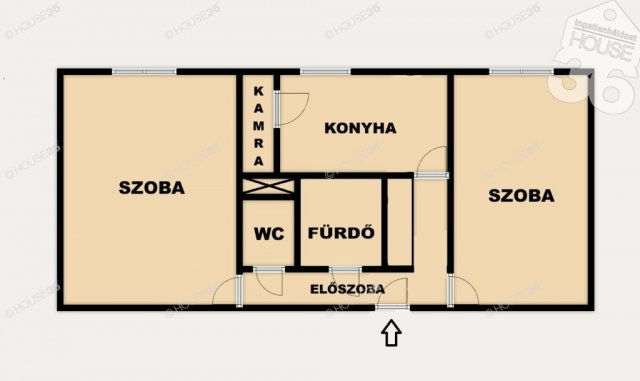 Eladó téglalakás, Szekszárdon 34.9 M Ft, 2 szobás