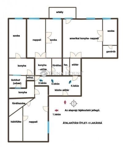 Eladó téglalakás, Budapesten, VI. kerületben 154.9 M Ft