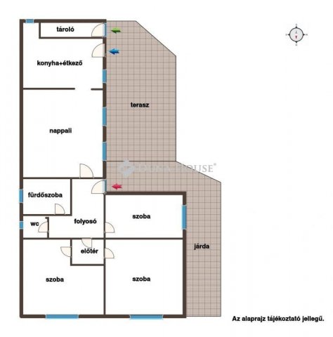 Eladó családi ház, Balatonkeresztúron 69.9 M Ft, 4 szobás