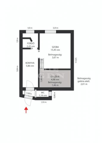 Eladó téglalakás, Budapesten, VIII. kerületben 48.9 M Ft