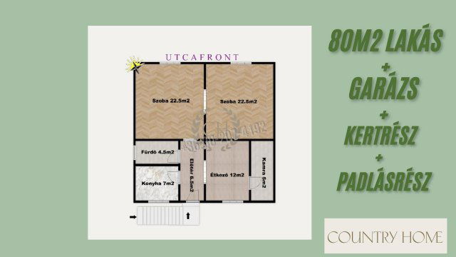 Eladó téglalakás, Szegeden 49.9 M Ft, 2 szobás