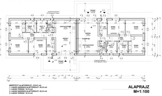 Eladó ikerház, Hajdúsámsonon 55 M Ft, 4 szobás