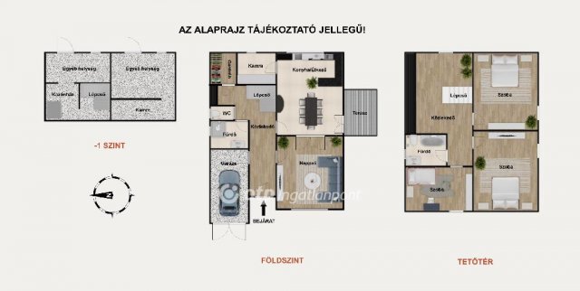 Eladó családi ház, Tabon 64.99 M Ft, 4 szobás