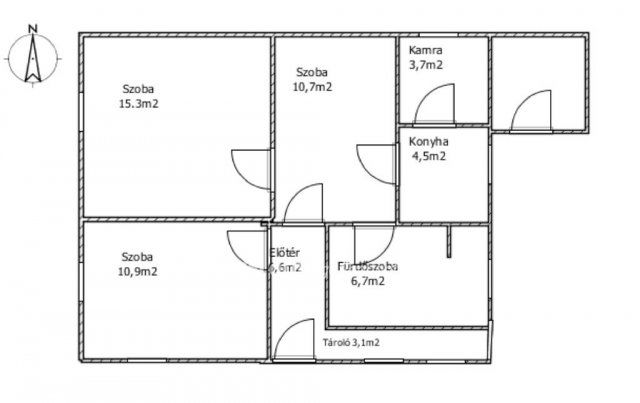 Eladó családi ház, Szentesen 21 M Ft, 3 szobás
