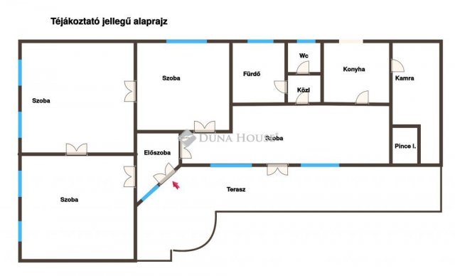 Eladó családi ház, Kalocsán, Hunyadi János utcában 65 M Ft