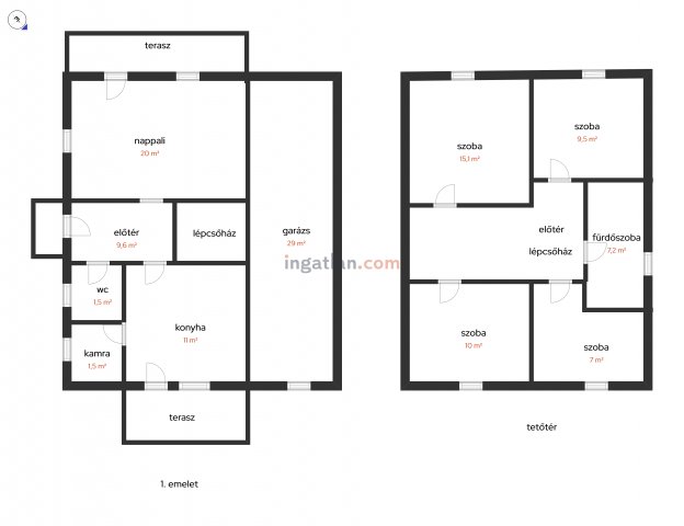 Eladó családi ház, Szokolyán 79 M Ft, 3+2 szobás