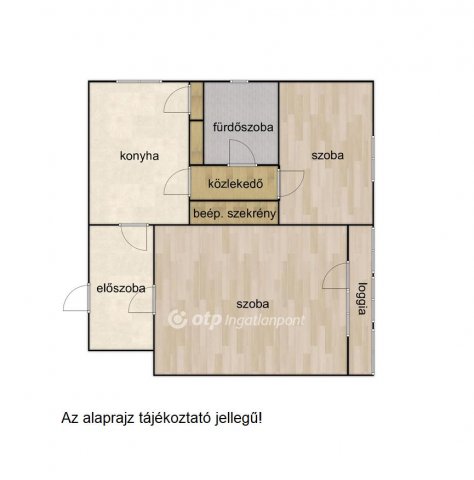 Eladó panellakás, Nyíregyházán 43.5 M Ft, 2 szobás