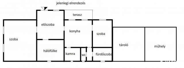 Eladó családi ház, Celldömölkön 30 M Ft, 2+1 szobás