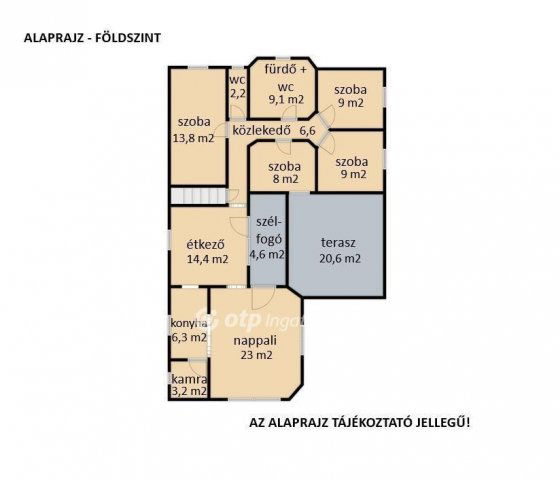 Eladó családi ház, Bakonyszentkirályon 97.5 M Ft, 2+6 szobás