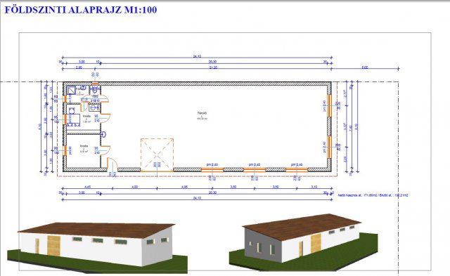 Kiadó ipari ingatlan, Mosonszentmiklóson 400 E Ft / hó