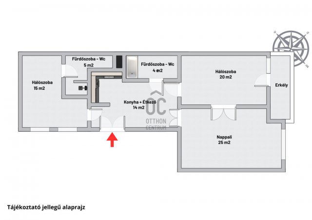 Eladó téglalakás, Budapesten, VI. kerületben 138.9 M Ft