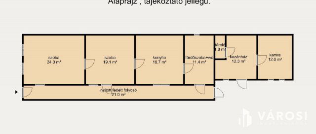 Eladó családi ház, Orosházán 14.8 M Ft, 2 szobás