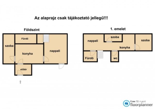 Eladó családi ház, Hódmezővásárhelyen 55 M Ft, 5 szobás