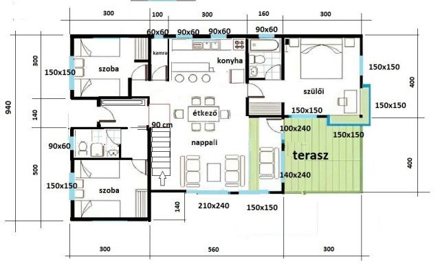 Eladó családi ház, Kecskeméten 69 M Ft, 4 szobás